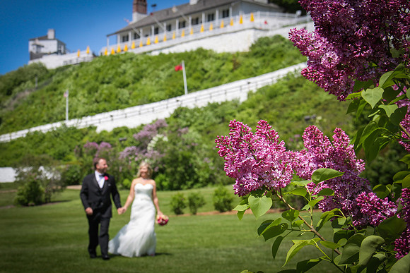 Fort mackinac Lilacs Wedding Photography Mackinac Island