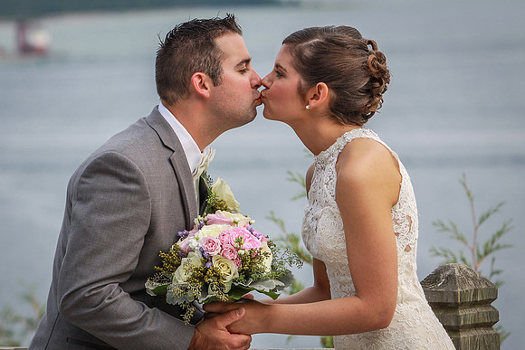 West Bluff Wedding Photo Mackinc Island