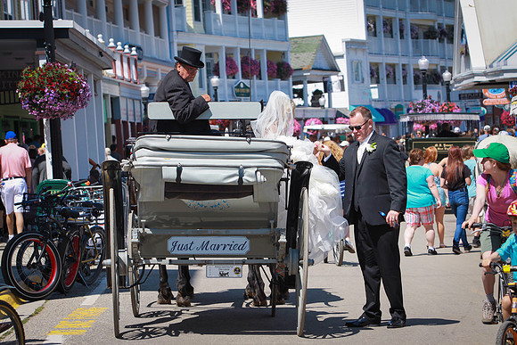 Drop off on busy Main Street